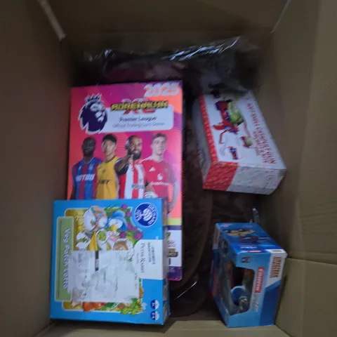 LARGE BOX OF ASSORTED TOYS AND GAMES