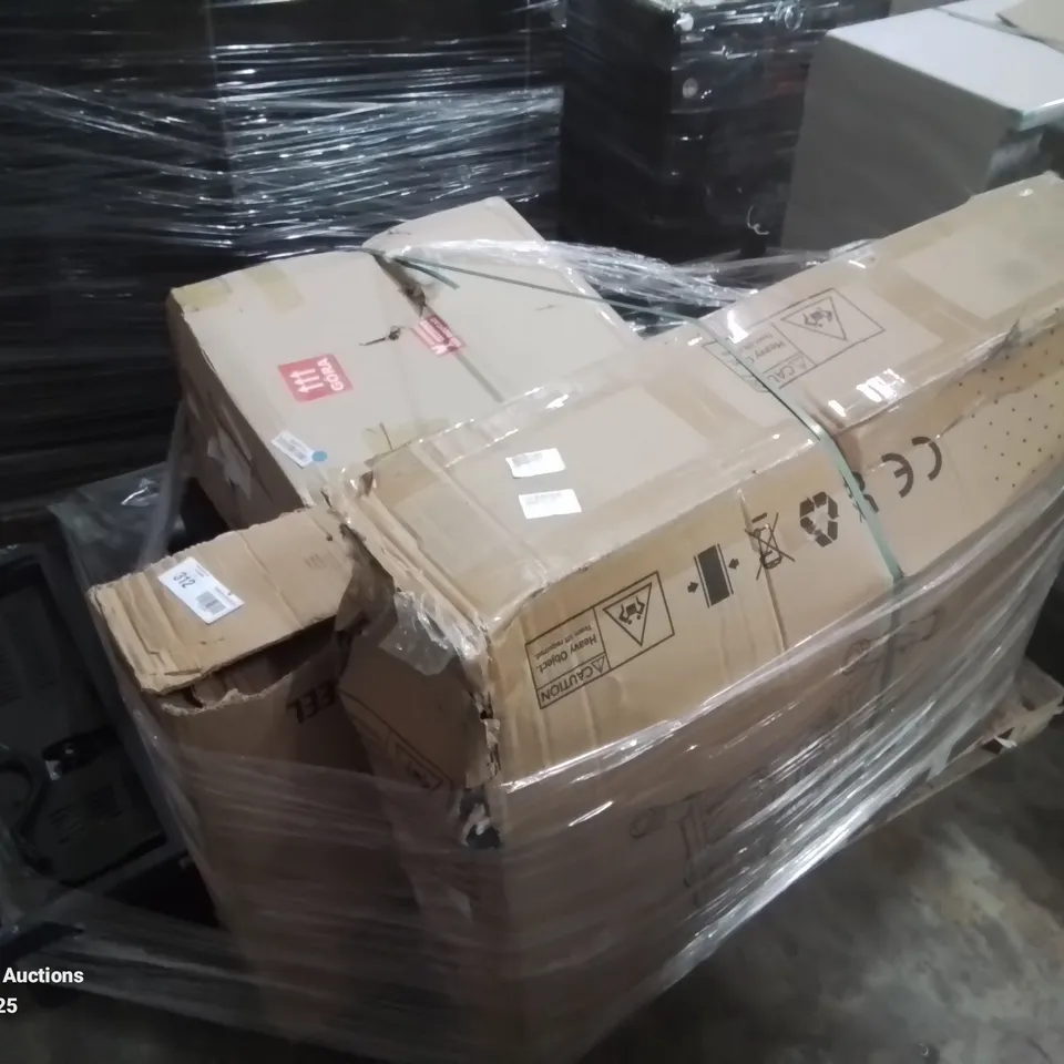 PALLET OF APPROXIMATELY 4 UNPROCESSED RAW RETURN HOUSEHOLD AND ELECTRICAL GOODS TO INCLUDE;