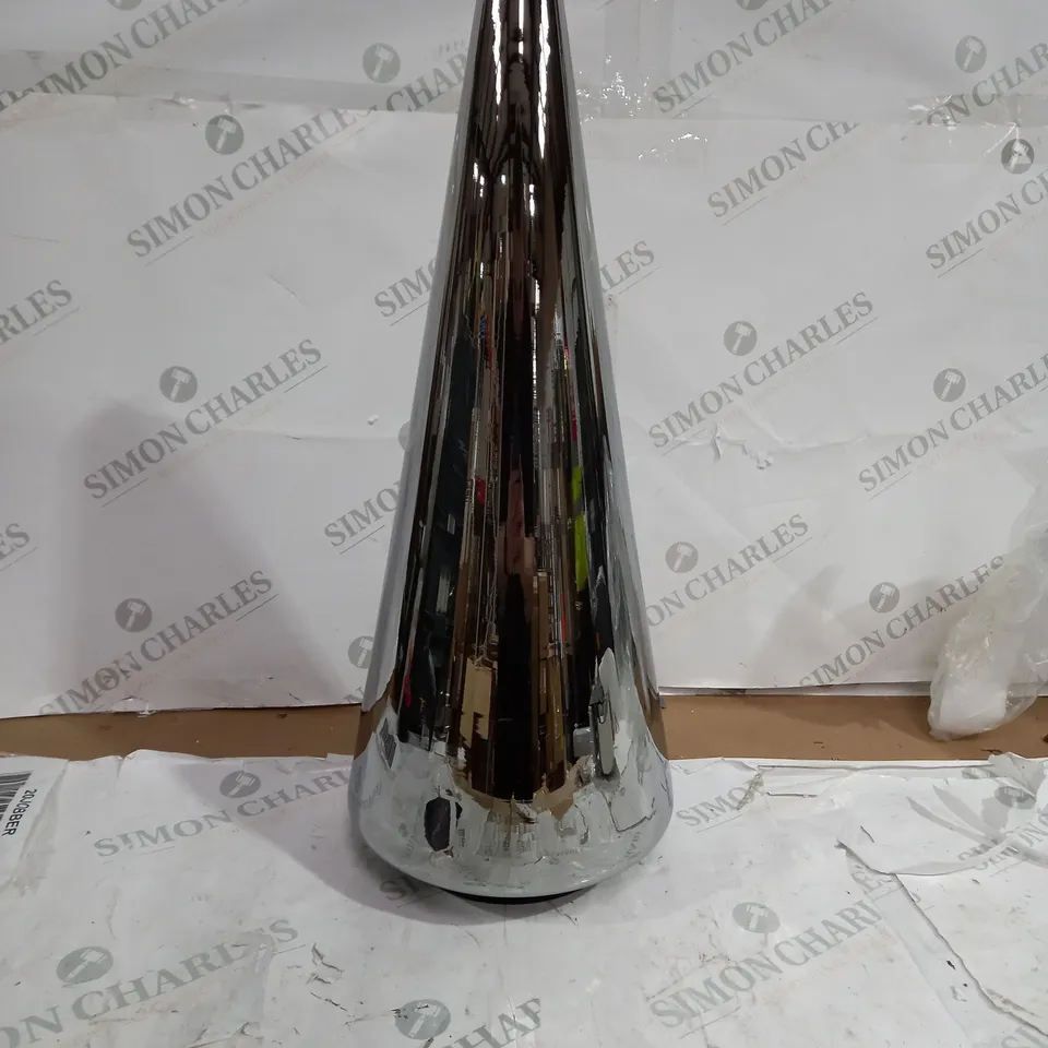 KELLY HOPPEN EXTRA LARGE INDOOR OUTDOOR PRELIT GLASS DECOR - CONE