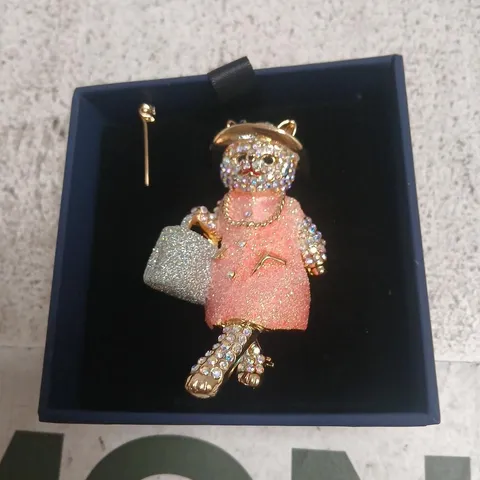 BUTLER & WILSON LITTLE LADY CAT BROOCH