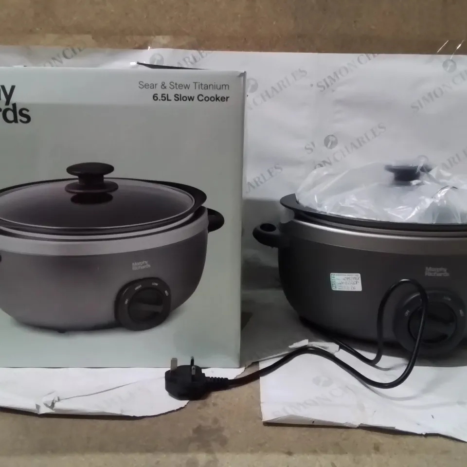 BOXED MORPHY RICHARDS 6.5L SLOW COOKER