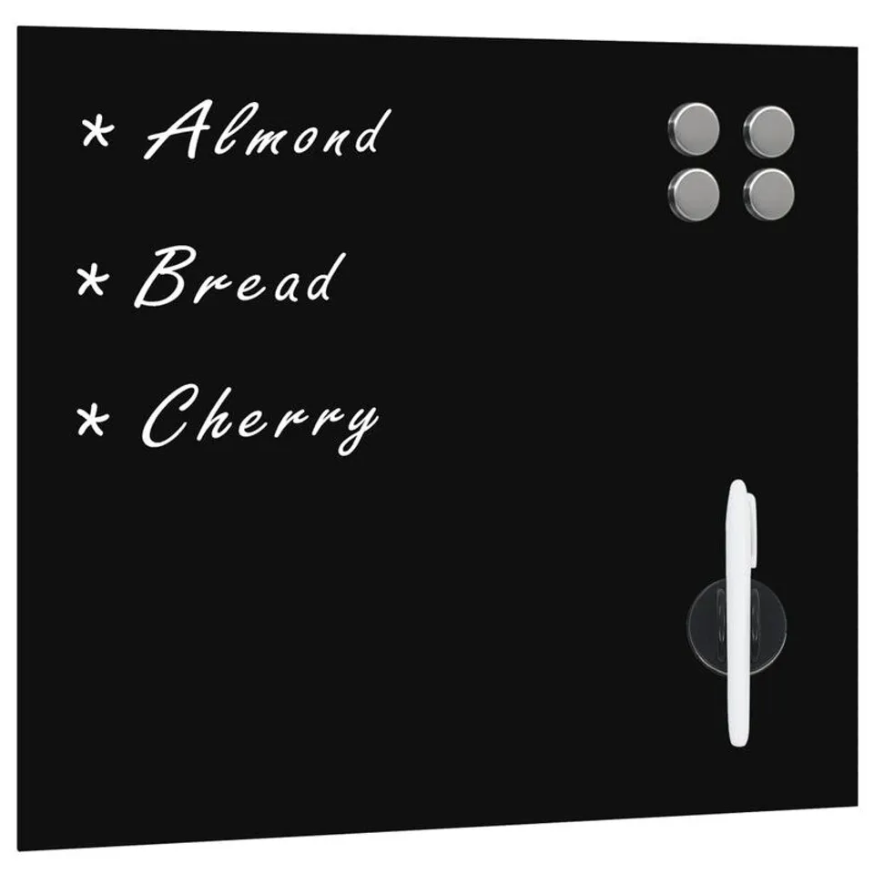 BOXED GLASS MAGNETIC WALL MOUNT DRY ERASE BOARD