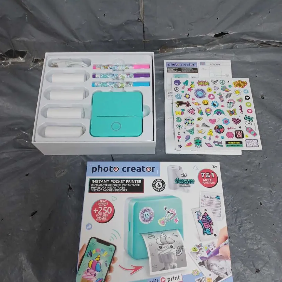 BOXED STUDIO CREATOR INSTANT POCKET PRINTER