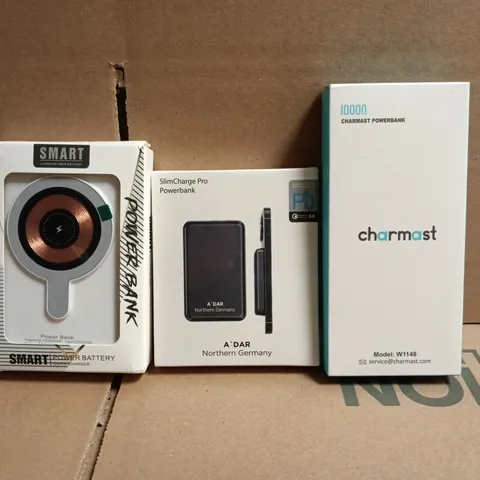 APPROXIMATELY 10 ASSORTED HOUSEHOLD ITEMS TO INCLUDE NECK BEAUTY DEVICE, POWER BANK, ETC