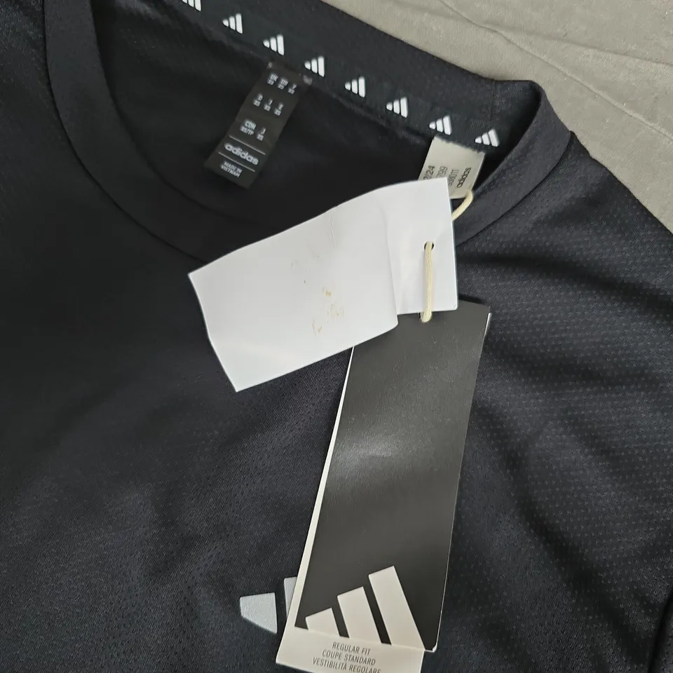 ADIDAS TRAIN TEE BLACK – REGULAR FIT XS (MEN'S)