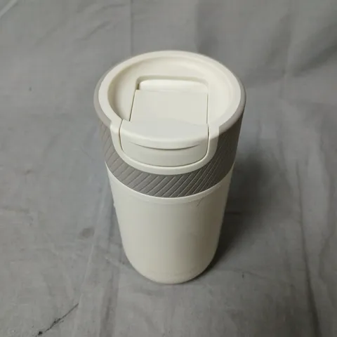 NUITOMAS NEVER FALL DOWN MUG 350ML – WHITE TRAVEL MUG