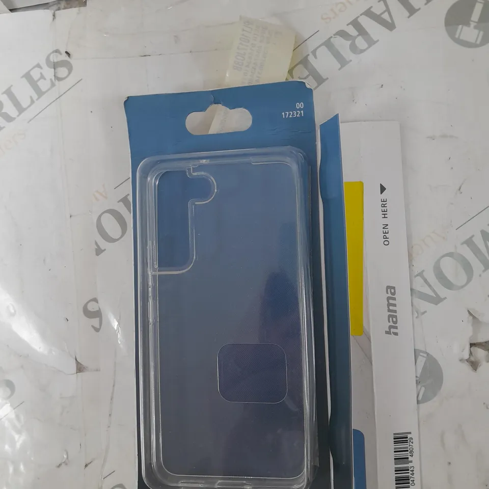 HAMA CLEAR PHONE CASE FOR SAMSUNG GALAXY S22 5G WIRELESS CHARGING COMPATIBLE