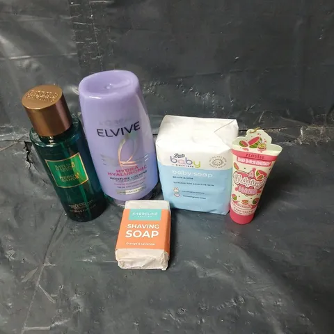 APPROXIMATEY 20 ASSORTED HEALTH AND BEAUTY PRODUCTS TO INCLUDE L'OREAL CONDITIONER, BABY SOAP AND PLOUISE HAND CREAM
