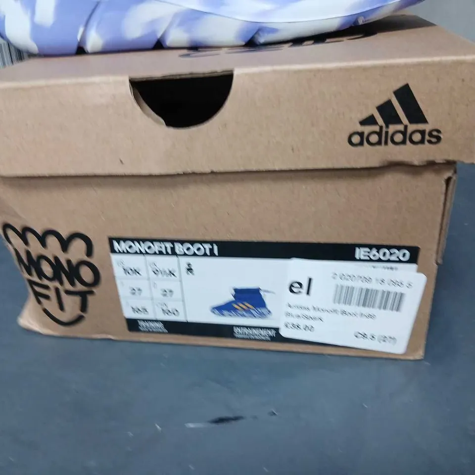 ADIDAS MONOFIT BOOT KIDS’ BLUE WINTER BOOTS SIZE 9.5K