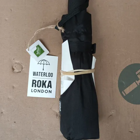 ROKA LONDON WATERLOO UMBRELLA IN BLACK - ONE SIZE