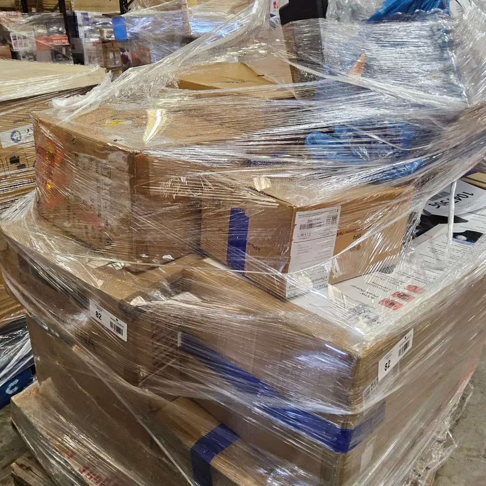 PALLET OF APPROXIMATELY 18 UNPROCESSED RAW RETURN HOUSEHOLD AND ELECTRICAL GOODS TO INCLUDE;