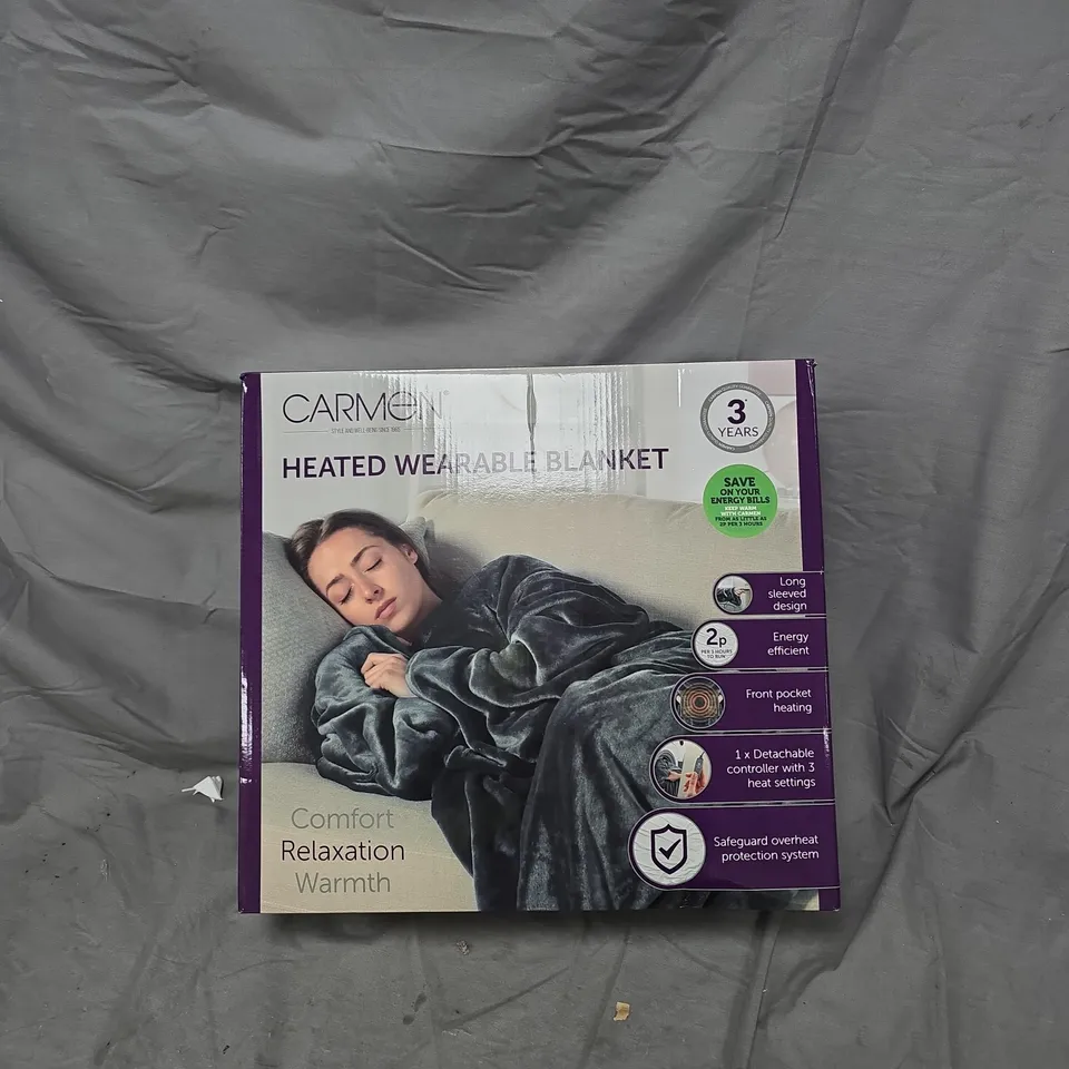 CARMEN HEATED WEARABLE BLANKET – BOXED