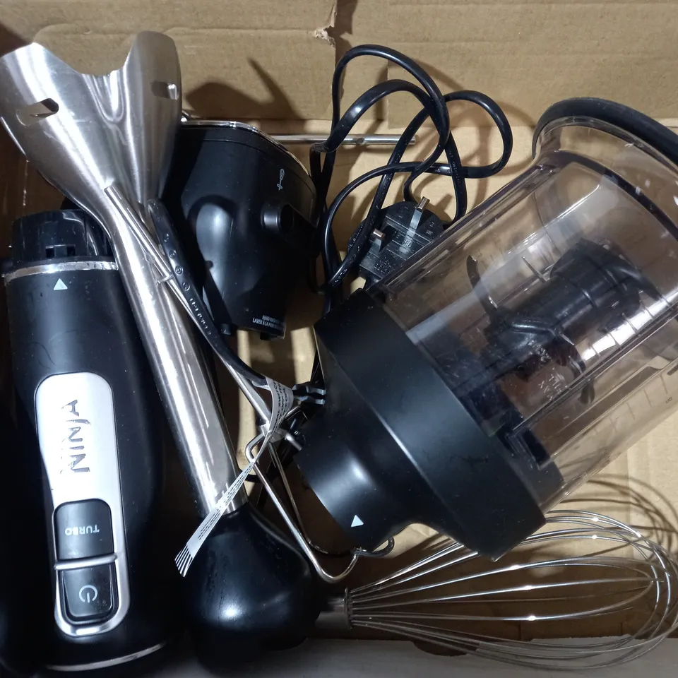 BOXED NINJA FOODI 3-IN-1 HAND BLENDER, MIXER & CHOPPER CI100UK