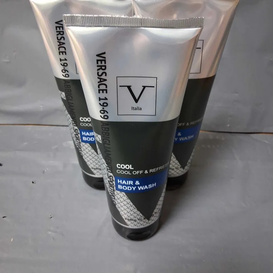APPROXIMATELY TWELVE VERSACE 19.69 ABBIGLIAMENTO SPORTIVO SRL COOL OFF ANDREFRESH HAIR AND BODY WASH 250ML