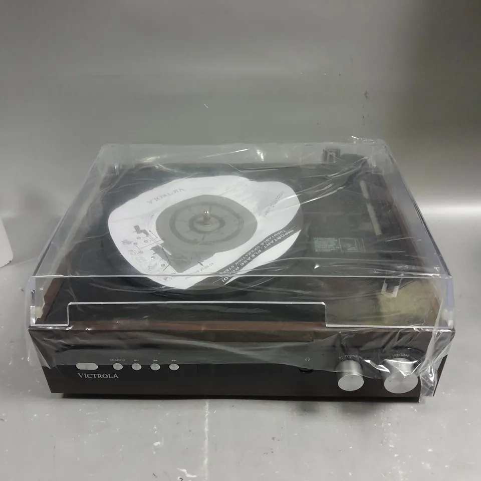 BOXED VICTROLA VTA-65  3-IN-1 TURNTABLE 