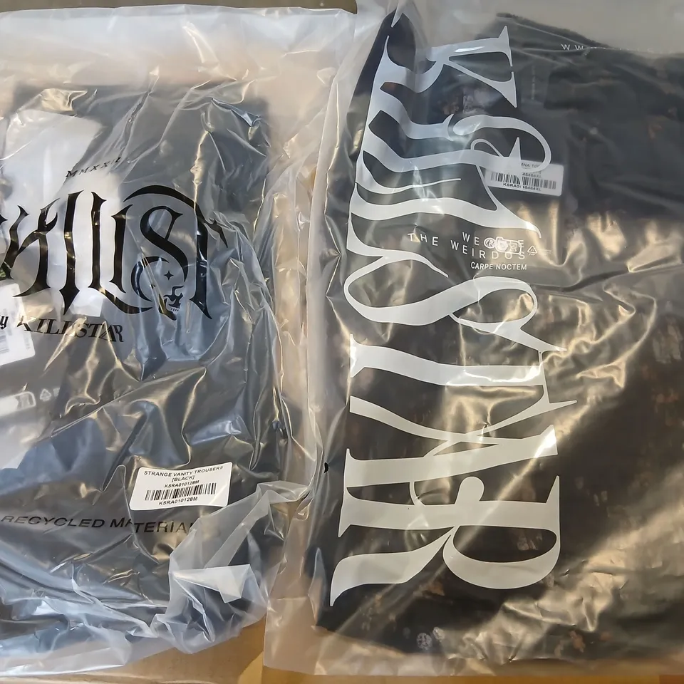 APPROXIMATELY 40 BRAND NEW KILLSTAR CLOTHING ITEMS TO INCLUDE; STRANGE VANITY TROUSERS AND AUTUMNA TOP
