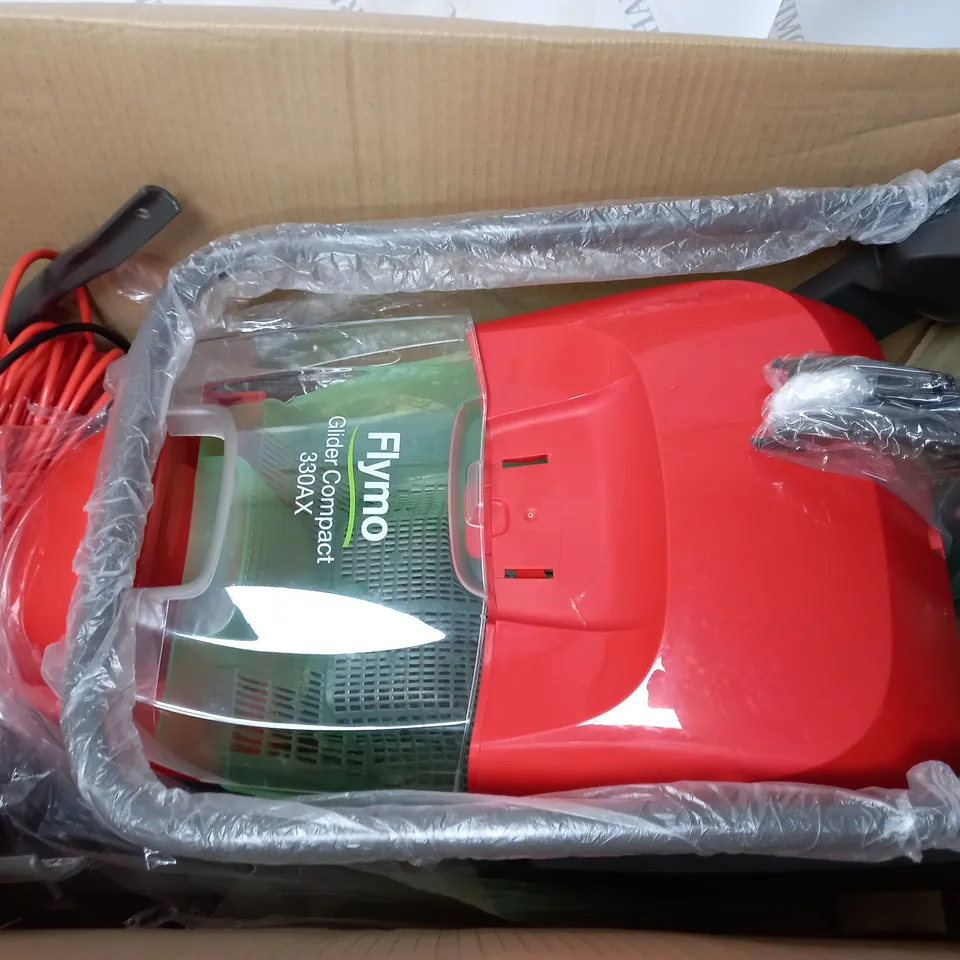 BOXED FLYMO GLIDER COMPACT 330AX LAWNMOWER 