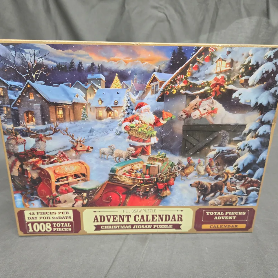 SEALED ADVENT CALENDAR CHRISTMAS JIGSAW PUZZLE 