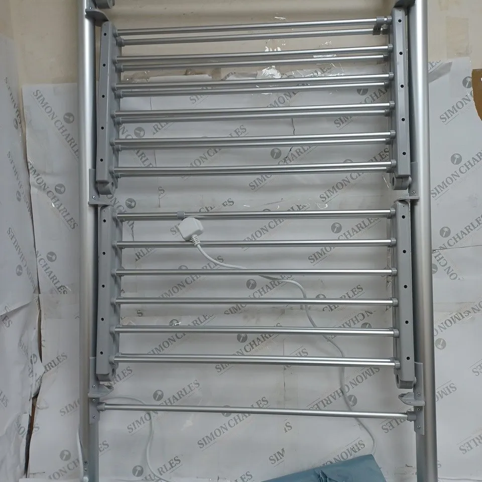 ORGANISED OPTIONS 3 TIER HEATED AIRER WITH 21M DRYING SPACE & COVER - COLLECTION ONLY
