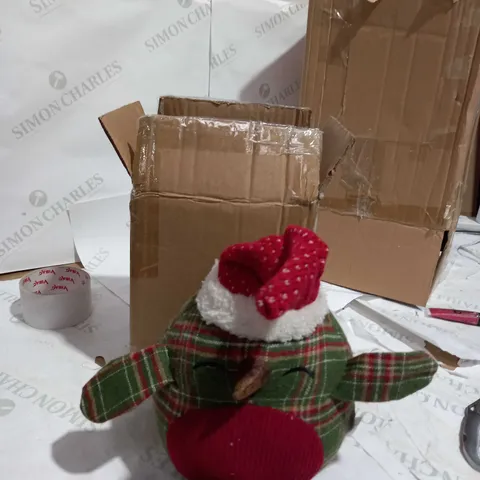 TARTAN ROBIN DOOR STOP