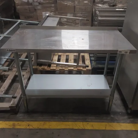 ADEXA COMMERCIAL STAINLESS STEEL WORKTOP