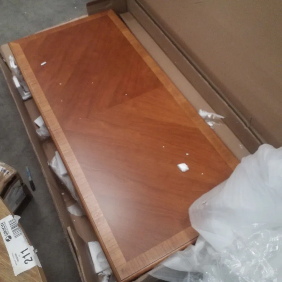 BOXED SOLID WOOD COFFEE TABLE