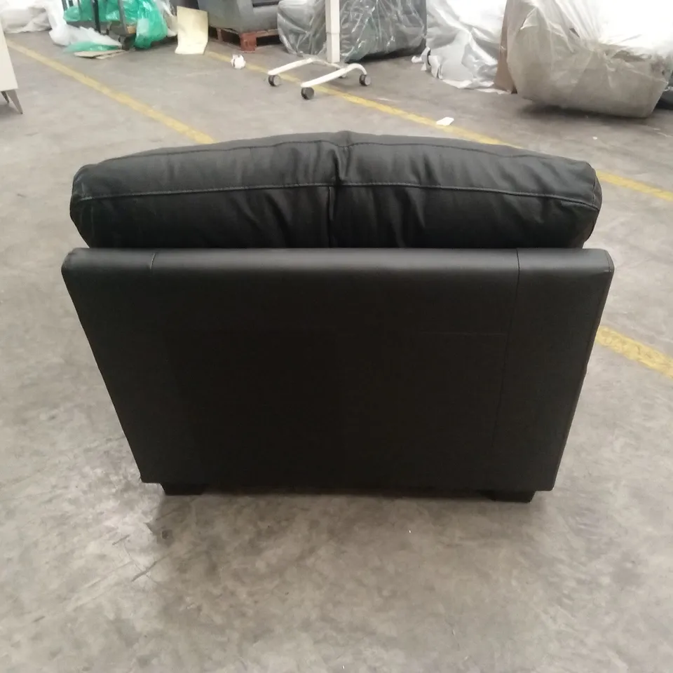 MONTREAL REAL LEATHER/FAUX LEATHER ARMCHAIR RRP £599