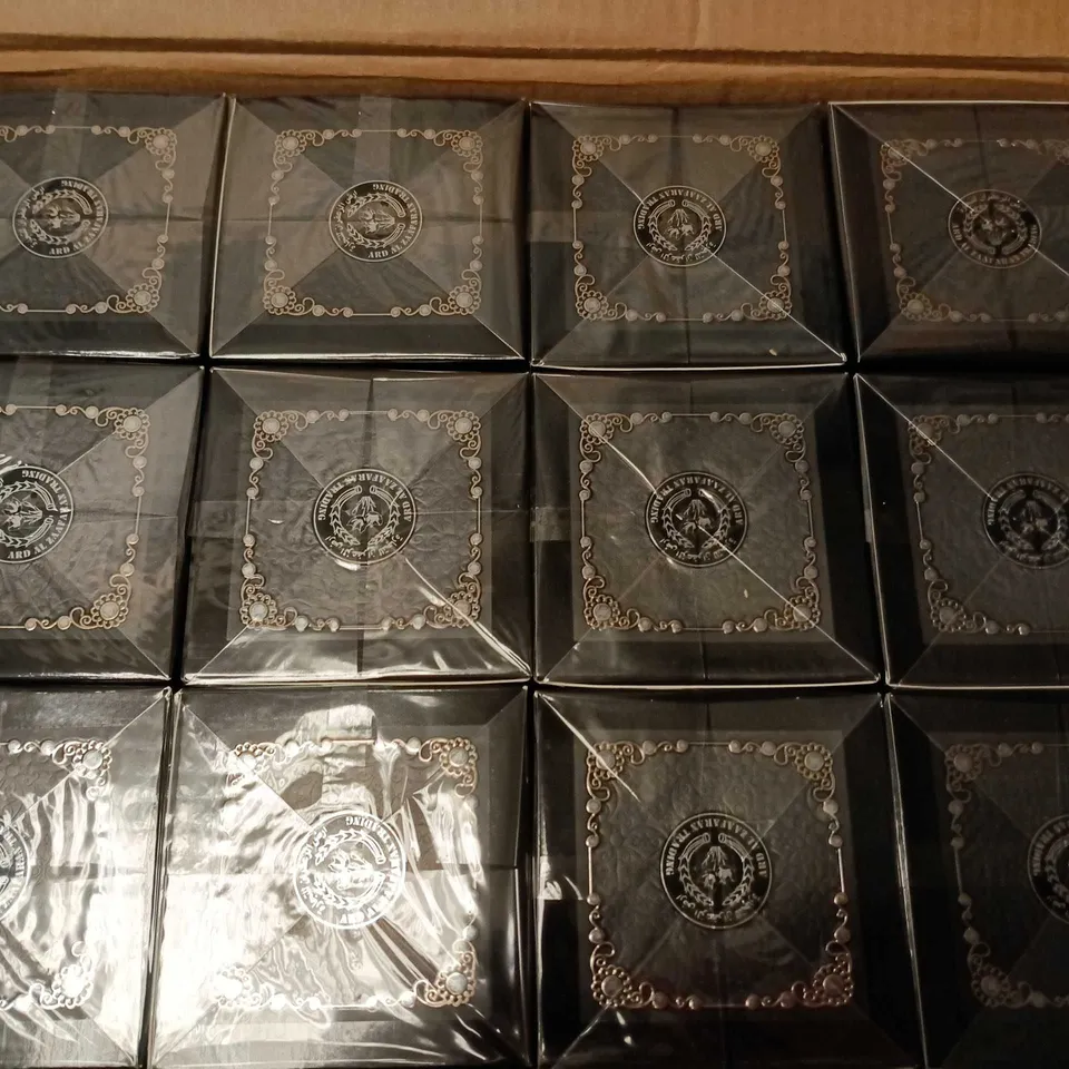 12 BOXED AND SEALED CRYSTAL BLACK EAU DE PARFUMS (100ML)