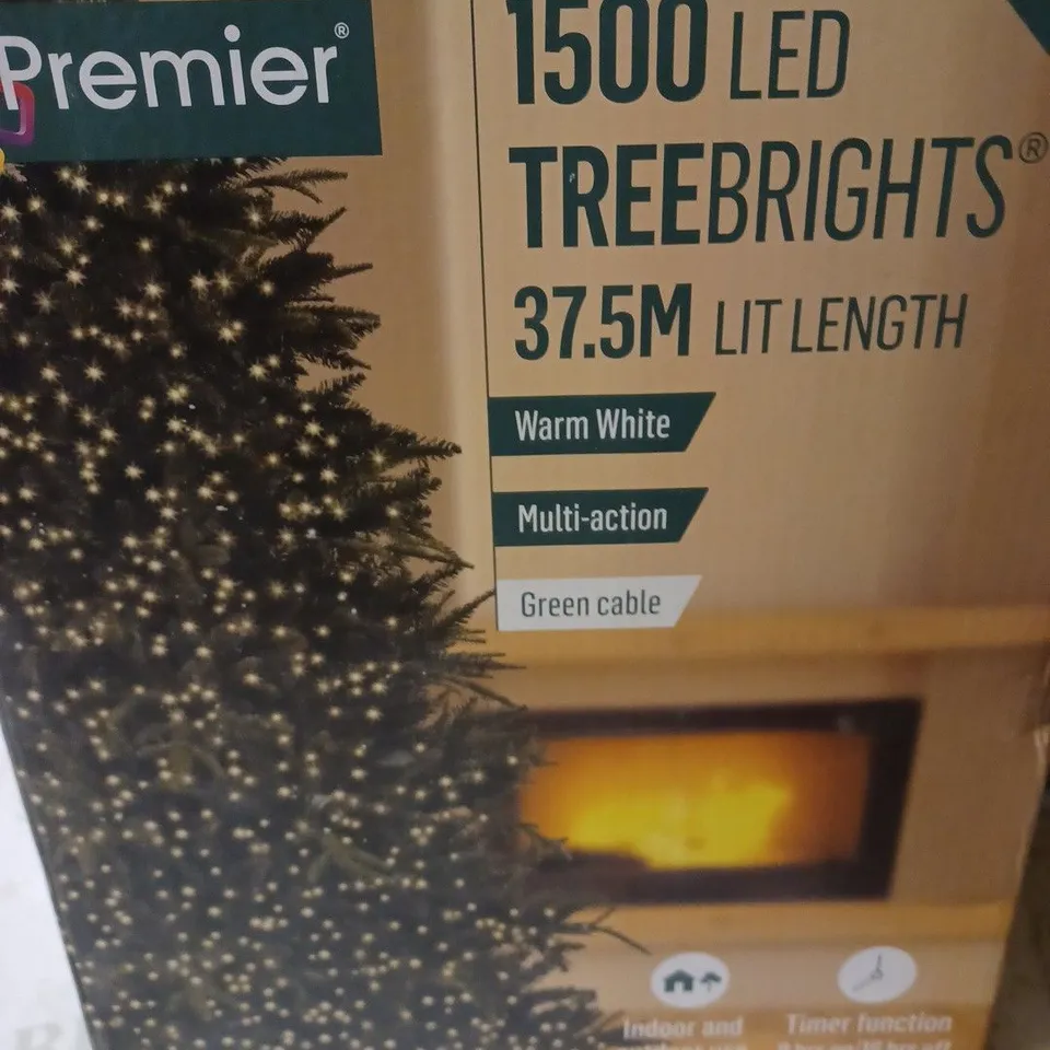 PREMIER DECORATIONS - 1500 MULTI ACTION TREEBRIGHTS LED LIGHTS 