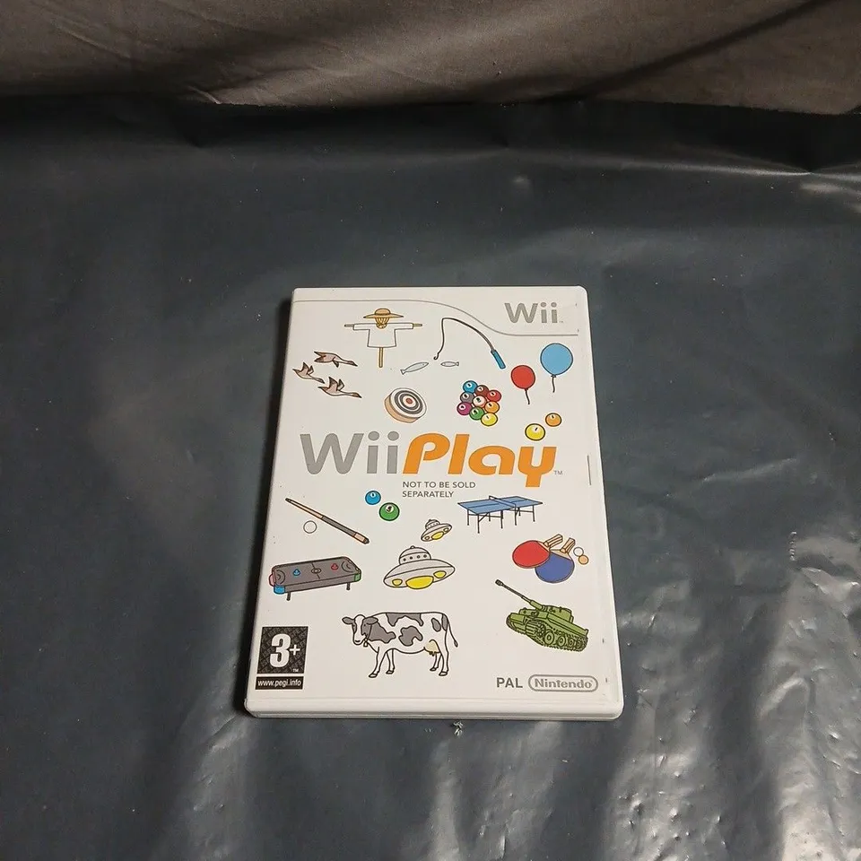 NINTENDO WII PLAY – PAL GAME DISC WITH CASE