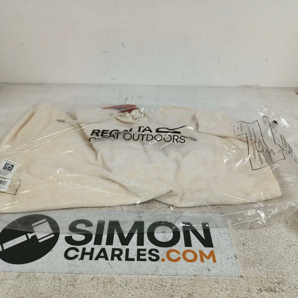 REGATTA TAGGED MAYSE HOODY LIGHT VANILLA UK 24 TAGGED
