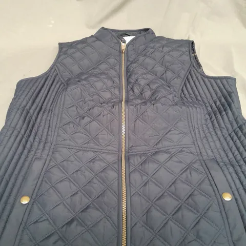 JOULES NAVY PADDED GILET - UK 18