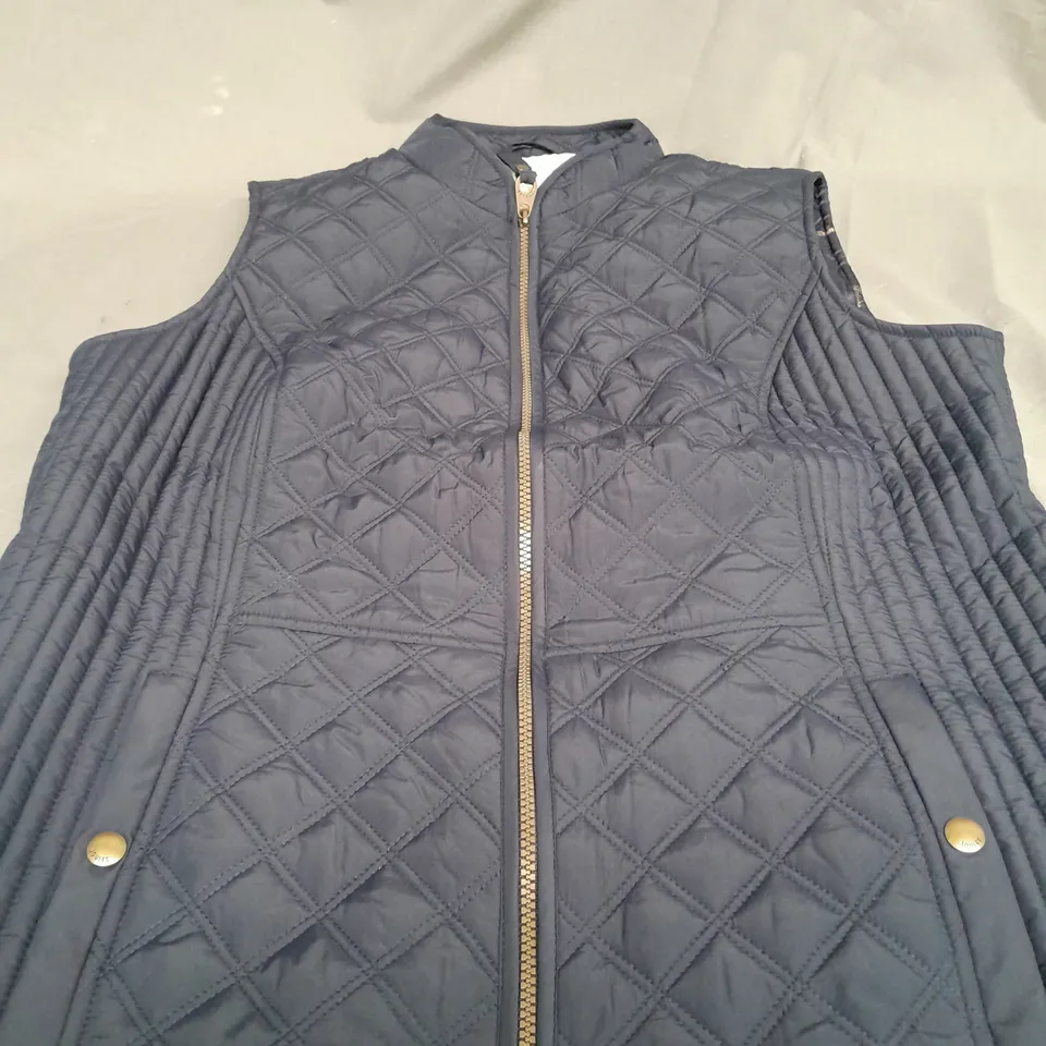 JOULES NAVY PADDED GILET - UK 18