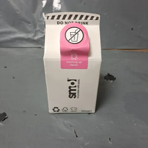 APPROXIMATELY 15 SMOL WASHING UP LIQUID REFILL CARTONS 500ML PER CARTON