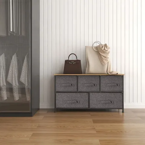 BOXED SIEVERT 5 - DRAWER CHEST OF DRAWERS