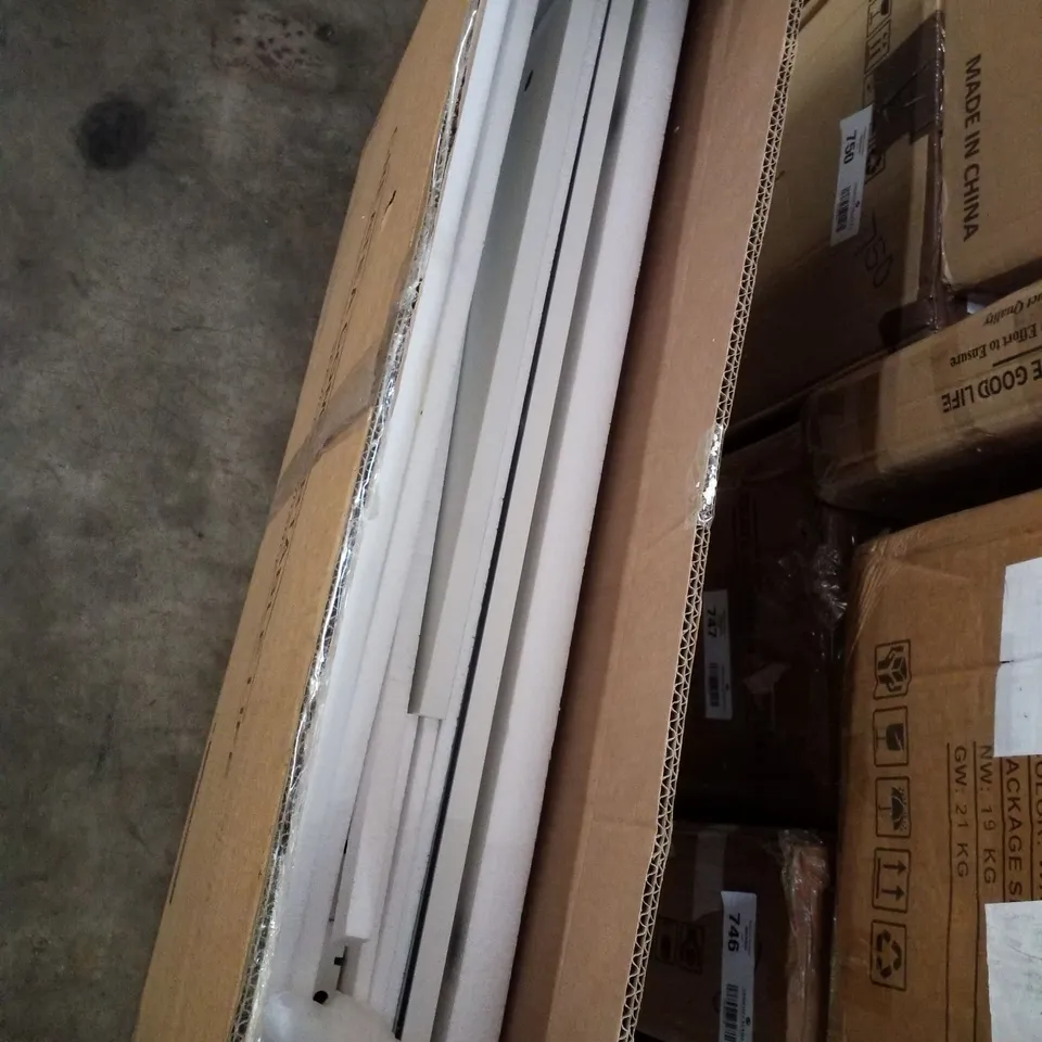 BOXED BATHROOM STORAGE CABINET WITH MIRROR 