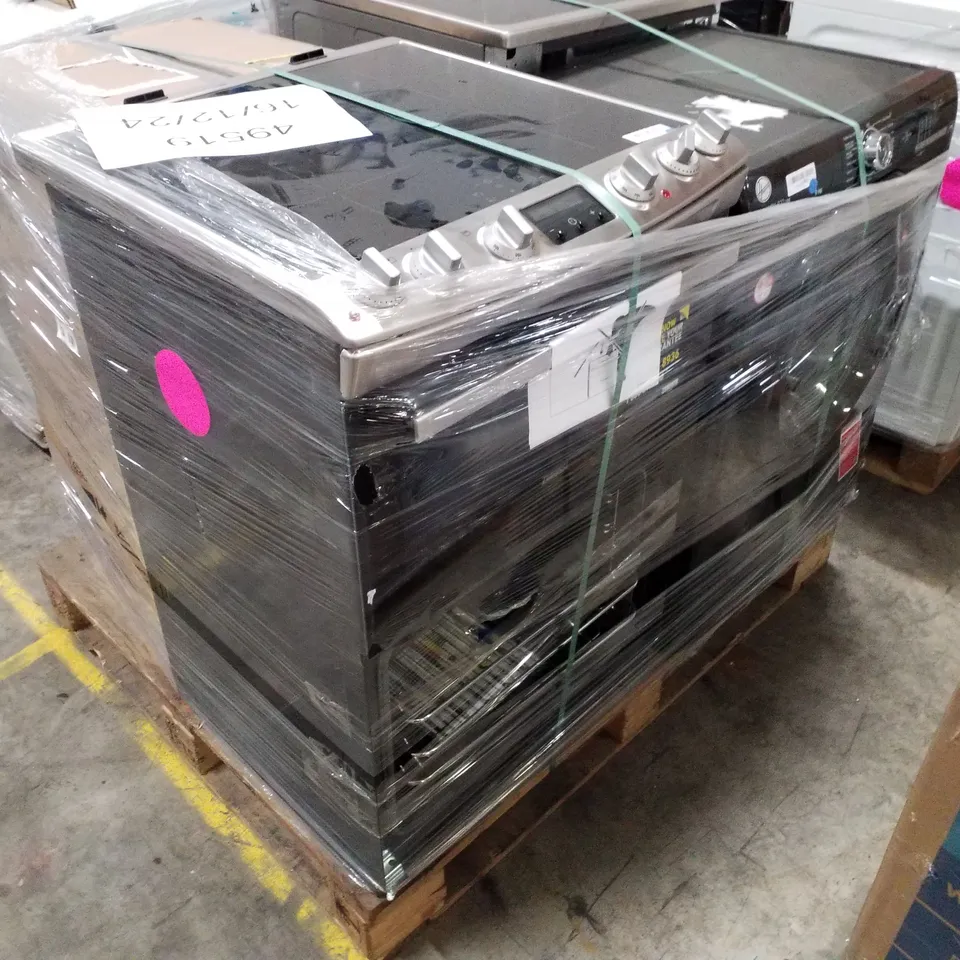 PALLET OF APPROXIMATELY 4 UNPROCESSED RAW RETURN WHITE GOODS TO INCLUDE