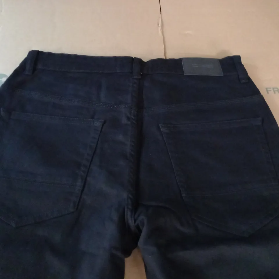 BURTON BOOTCUT BLACK TWILL ORGANIC JEANS - 34 S
