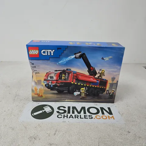 BOXED LEGO CITY AIRPORT FIRE ENGINE SET - 60499