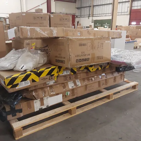 PALLET CONTAINING A LARGE ASSORTMENT OF FURNITURE PARTS ECT