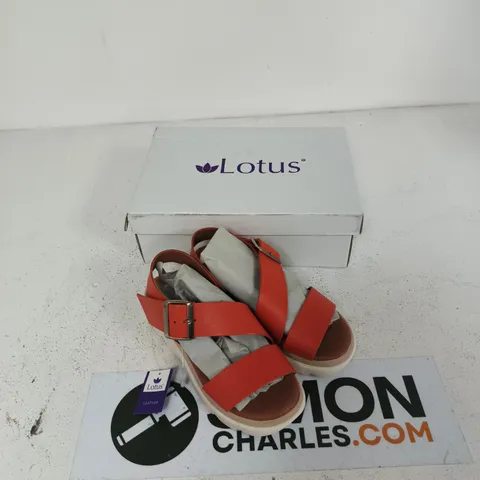 LOTUS LUANA-ULP350 ORANGE SANDALS - UK 3 (EU 36)