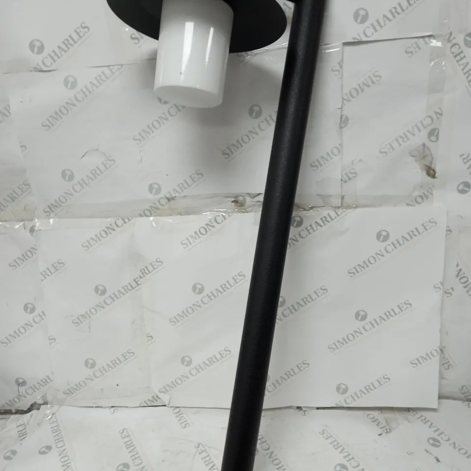 BOXED SOL 72 OUTDOOR COLGAN BLACK METAL 1 LIGHT POST LANTERN 