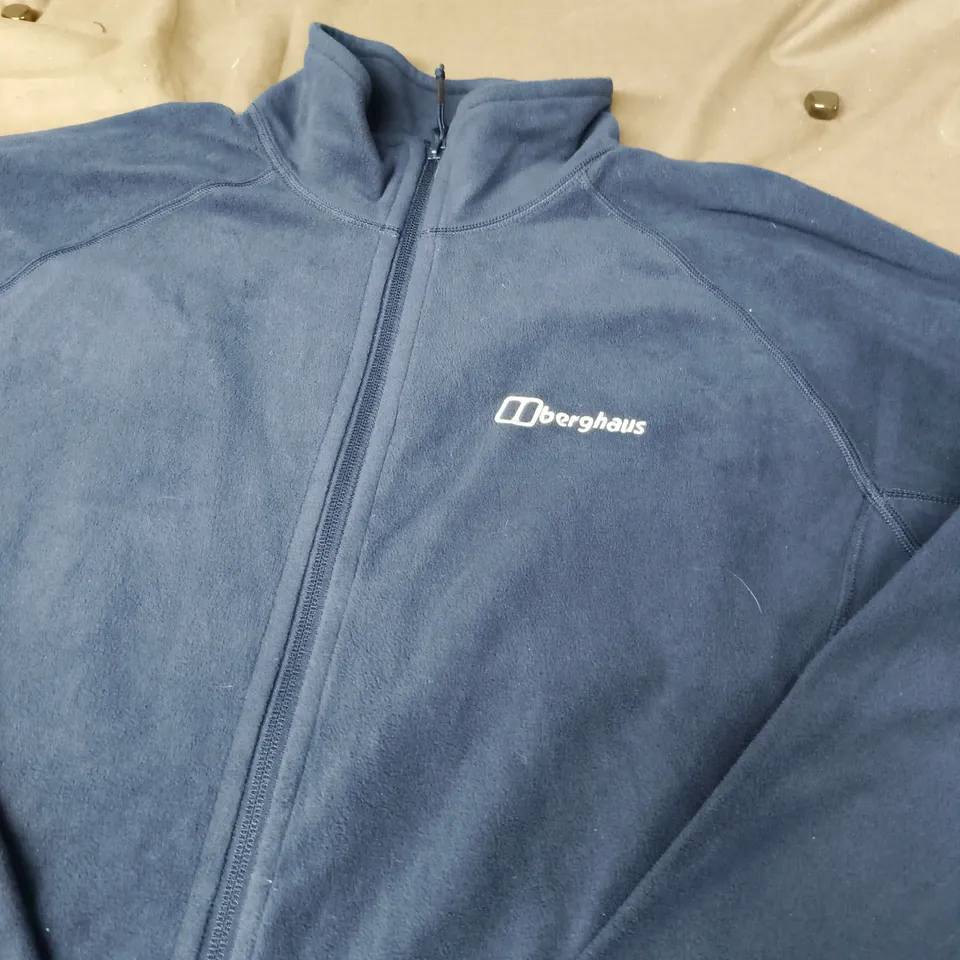 BERGHAUS FLEECE JACKET – NAVY - SIZE L