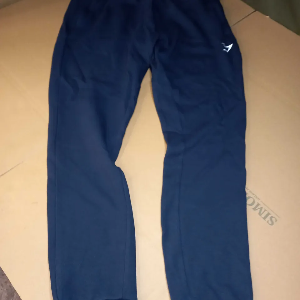 GYMSHARK STAIGHT LEG JOGGERS IN NAVY - MEDIUM