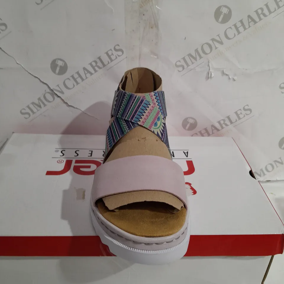 BOXED RIEKER ANTISTRESS SANDALS - SIZE 5