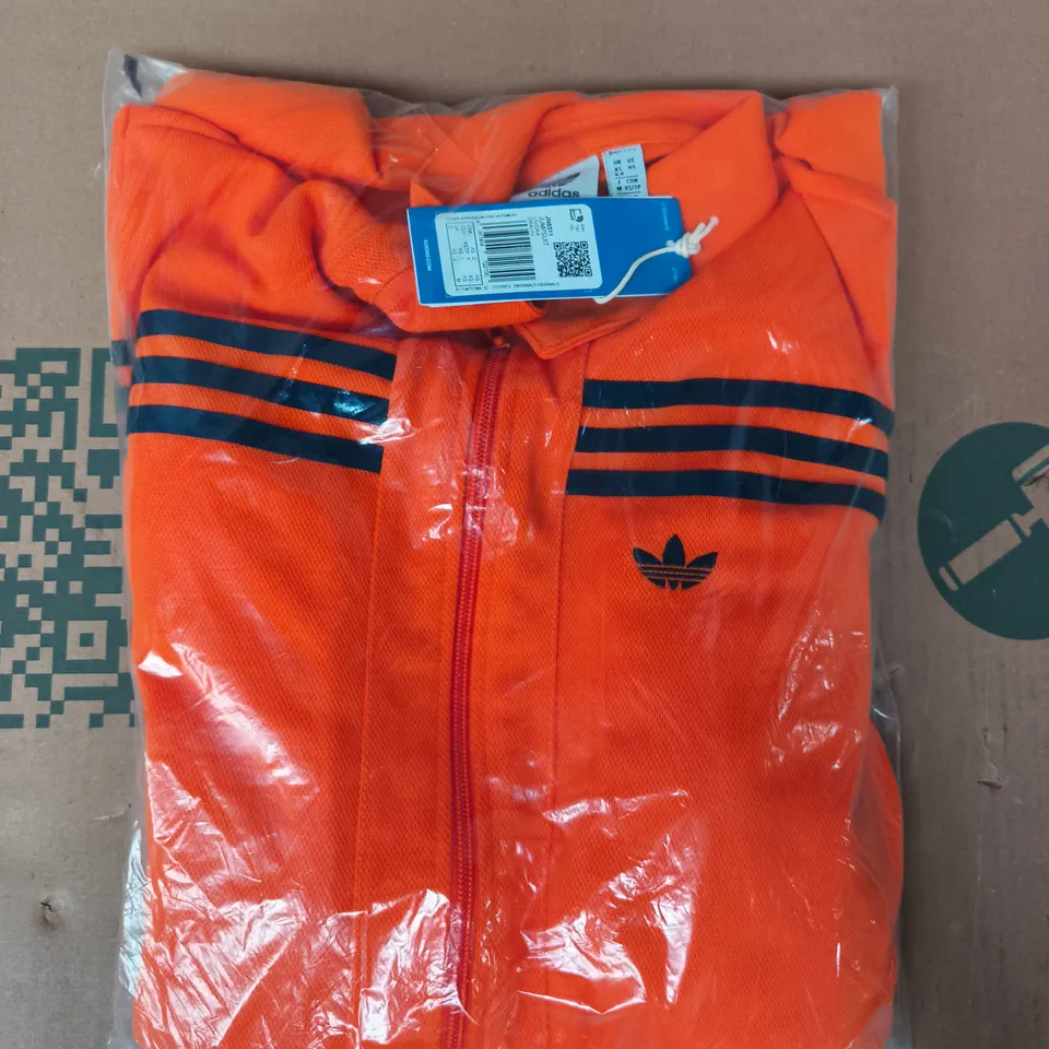 BAGGED ADIDAS 70S JUMPSUIT IN ORANGE SIZE XS