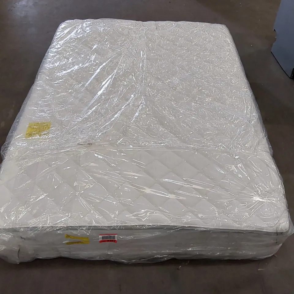QUALITY BAGGED BRILEIGH 27CM MEMORY FOAM AND POCKET SPRUNG 4'6" MATTRESS 