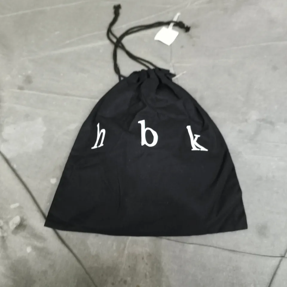 HBK BLACK QUARTER-ZIP PULLOVER TOP, UK XL (XG/XL/TG)