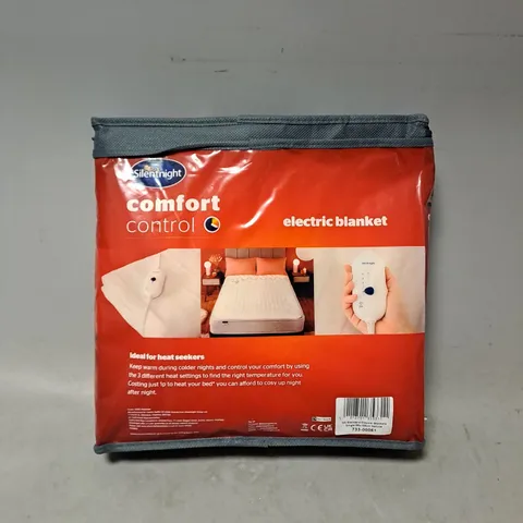 SILENT NIGHT COMFORT CONTROL ELECTRIC BLANKET - SIZE SINGLE 