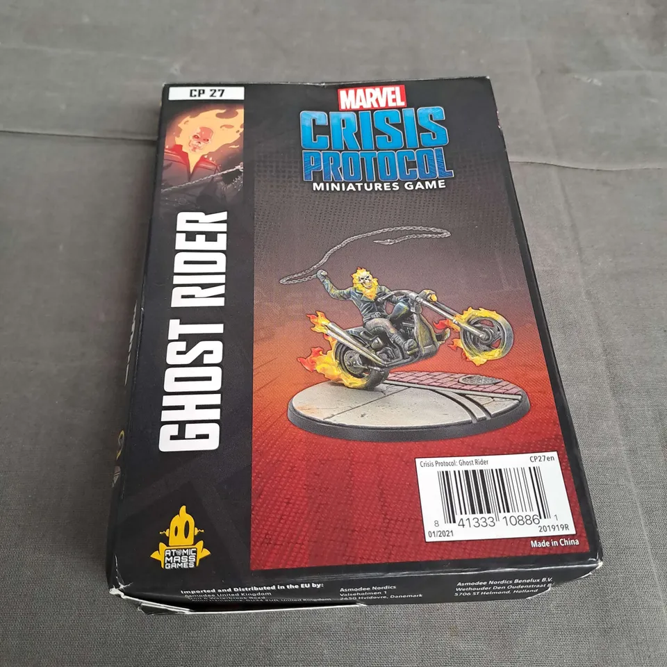 BOXED MARVEL CRISIS PROTOCOL CHOST RIDER 